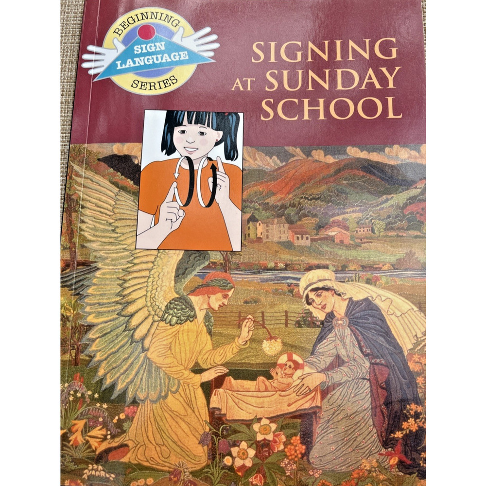 Two Books- Signing at Sunday School Signing At Church by Stan Collins PBs 1998